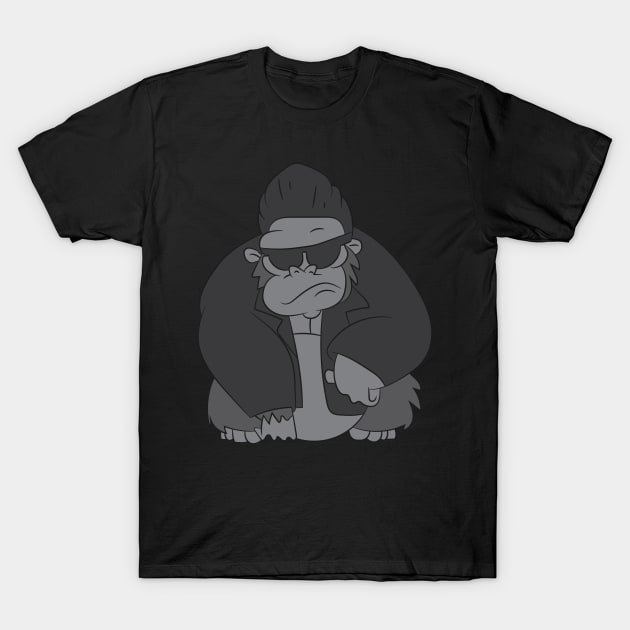 Retro Rock N Roll Shirt | Gorilla Sunglasses Gift T-Shirt by Gawkclothing